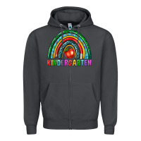 Smoke rainbow kindergarten Zipper Hoodie - NancyCooperArtShop