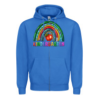 True Royal rainbow kindergarten Zipper Hoodie - NancyCooperArtShop