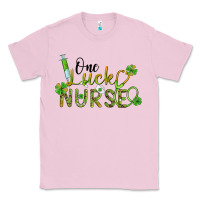 Bubblegum Pink one lucky nurse Classic Tee - BarkalooDesign