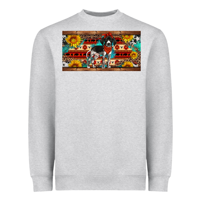 German Shorthaired Pointer License Plate Heavyweight Sweatshirt by Artiststas | Teevron