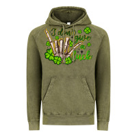 Vintage Olive i don t give a luck Vintage Hoodie - Artiststas