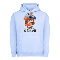 Pigment Grape Ice Be the light Urban Hoodie - CowGirlArtShop
