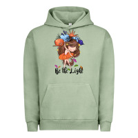 Pigment Oil Green Be the light Urban Hoodie - CowGirlArtShop