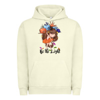 Pigment Pistachio Be the light Urban Hoodie - CowGirlArtShop