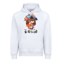 White Be the light Urban Hoodie - CowGirlArtShop