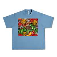 Pebble Blue mexican cacti Urban Heavy Tee - Artiststas