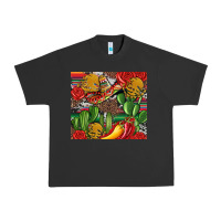 Pigment Black mexican cacti Urban Heavy Tee - Artiststas