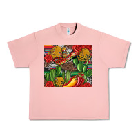 Salmon mexican cacti Urban Heavy Tee - Artiststas