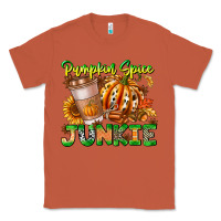 Copper Pumpkin Spice Junkie Classic Tee - CowhideDigitalArt