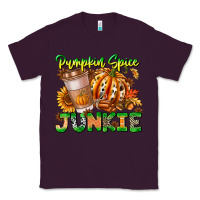 Plum Pumpkin Spice Junkie Classic Tee - CowhideDigitalArt