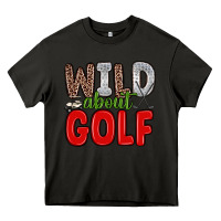Asphalt wild about golf Heavy Core Tee - Zillion Design Studio