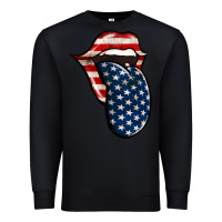 Black American Toungue for 4th of July Premium Sweatshirt - Bettercallsaul