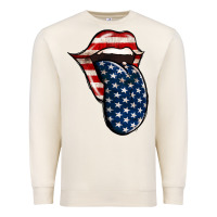Sandshell American Toungue for 4th of July Premium Sweatshirt - Bettercallsaul