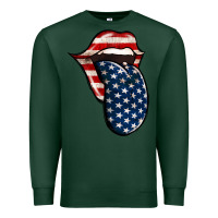 Sports Green American Toungue for 4th of July Premium Sweatshirt - Bettercallsaul