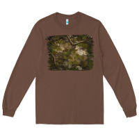 Chestnut green hunter camouflage pattern brushstroke Long Sleeve Tee - Jasminsmagicworld
