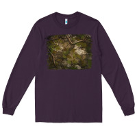 Plum green hunter camouflage pattern brushstroke Long Sleeve Tee - Jasminsmagicworld