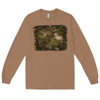Toasted Coconut green hunter camouflage pattern brushstroke Long Sleeve Tee - Jasminsmagicworld