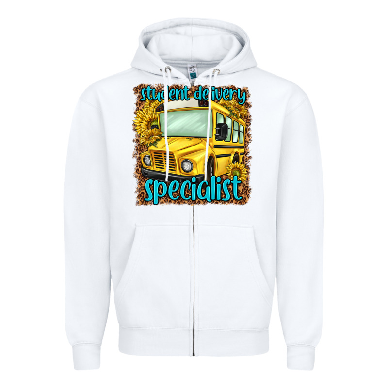 Student Delivery Specialist Zipper Hoodie by NancyCooperArtShop | Teevron