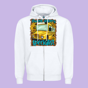 Student Delivery Specialist Zipper Hoodie Designed By Nancycooperartshop