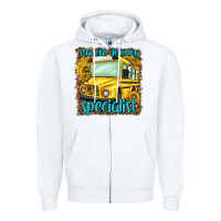 White student delivery specialist Zipper Hoodie - NancyCooperArtShop