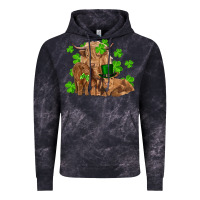 Cloud Black st patrick's day cow family Vintage Hoodie - RanaPortraitStore