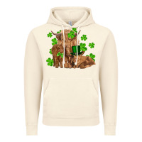 Vintage Artic st patrick's day cow family Vintage Hoodie - RanaPortraitStore