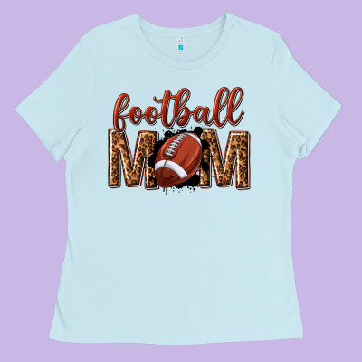 Ladies Tee football mom