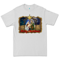 Dove Grey merry christmas holy family Premium Tee - RanaPortraitStore