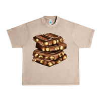 French Oak nut and chocolate Urban Heavy Tee - AdoDesignShop