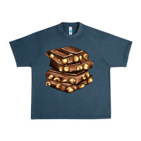Midnight Navy nut and chocolate Urban Heavy Tee - AdoDesignShop