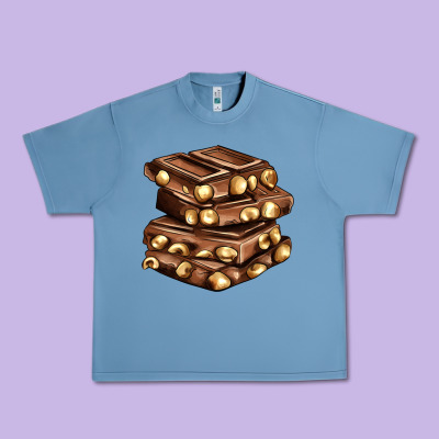 Nut And Chocolate Urban Heavy Tee Designed By Adodesignshop