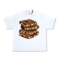 White nut and chocolate Urban Heavy Tee - AdoDesignShop