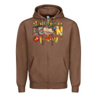 Chestnut yall gonna learn today Zipper Hoodie - NancyCooperArtShop