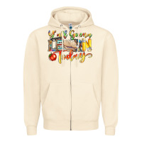 Sandshell yall gonna learn today Zipper Hoodie - NancyCooperArtShop