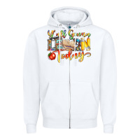 White yall gonna learn today Zipper Hoodie - NancyCooperArtShop
