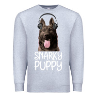 Heather Grey Snarky Puppy Premium Sweatshirt - Bettercallsaul