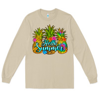 Mushroom hello summer pineapple Long Sleeve Tee - Jasminsmagicworld
