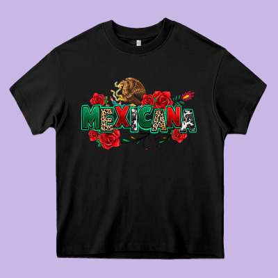 Mexicana Heavy Core Tee Designed By Texasbilliewilder
