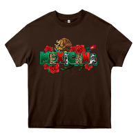 Chocolate Brown mexicana Heavy Core Tee - texasbilliewilder