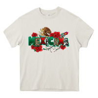 Cream mexicana Heavy Core Tee - texasbilliewilder