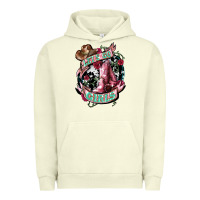 Pigment Pistachio Let's go Girl's Cowboy boots Urban Hoodie - HowdyJamesFarm