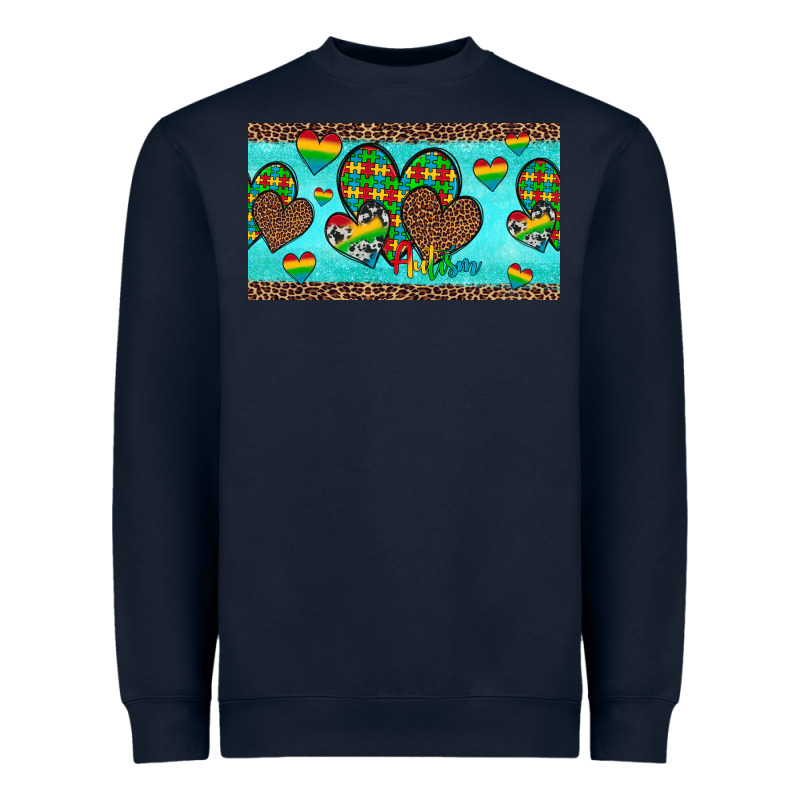 Western Hearts Autism Cup Heavyweight Sweatshirt by Artiststas | Teevron