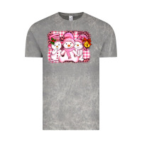 Cloud Rock chillin pink   with my snowmies  ado Vintage Tee - AdoDesignShop