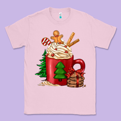 Christmas Coffee Classic Tee Designed By Jasminsmagicworld