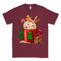 Burgundy Christmas coffee Classic Tee - Jasminsmagicworld