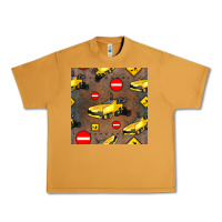 Peanut Butter asphalt paver seamless pattern Urban Heavy Tee - BundleAndBundleShop