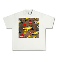 Pistachio asphalt paver seamless pattern Urban Heavy Tee - BundleAndBundleShop