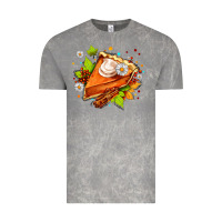 Cloud Rock pumpkin pie with daisies and cinnamon Vintage Tee - AdoDesignShop