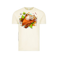 Vintage Arctic pumpkin pie with daisies and cinnamon Vintage Tee - AdoDesignShop