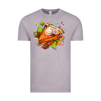 Vintage Zinc pumpkin pie with daisies and cinnamon Vintage Tee - AdoDesignShop